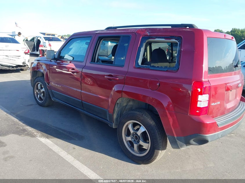 Vin: 1c4njrbb9hd106358, lot: 46326428, jeep patriot sport 20173