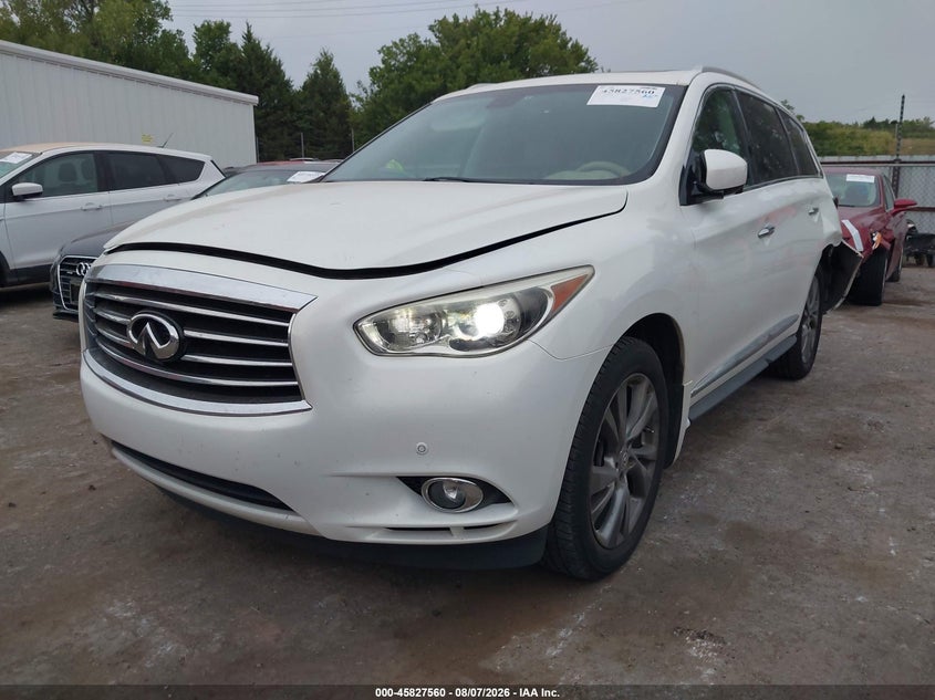 Vin: 5n1al0mm7dc307027, lot: 46326461, infiniti jx35 20132