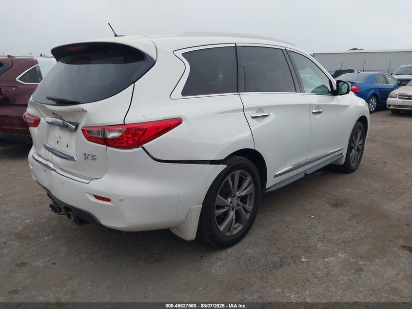 Vin: 5n1al0mm7dc307027, lot: 46326461, infiniti jx35 20134