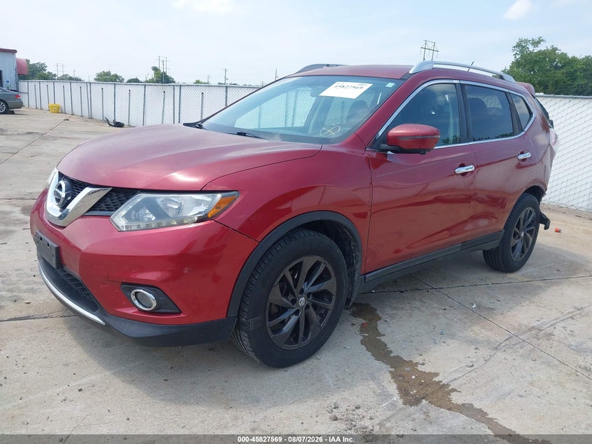 Vin: knmat2mt4gp734184, lot: 46326470, nissan rogue sl 20162