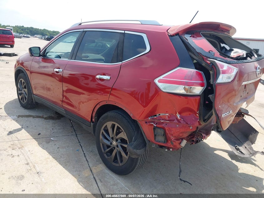 Vin: knmat2mt4gp734184, lot: 46326470, nissan rogue sl 20163