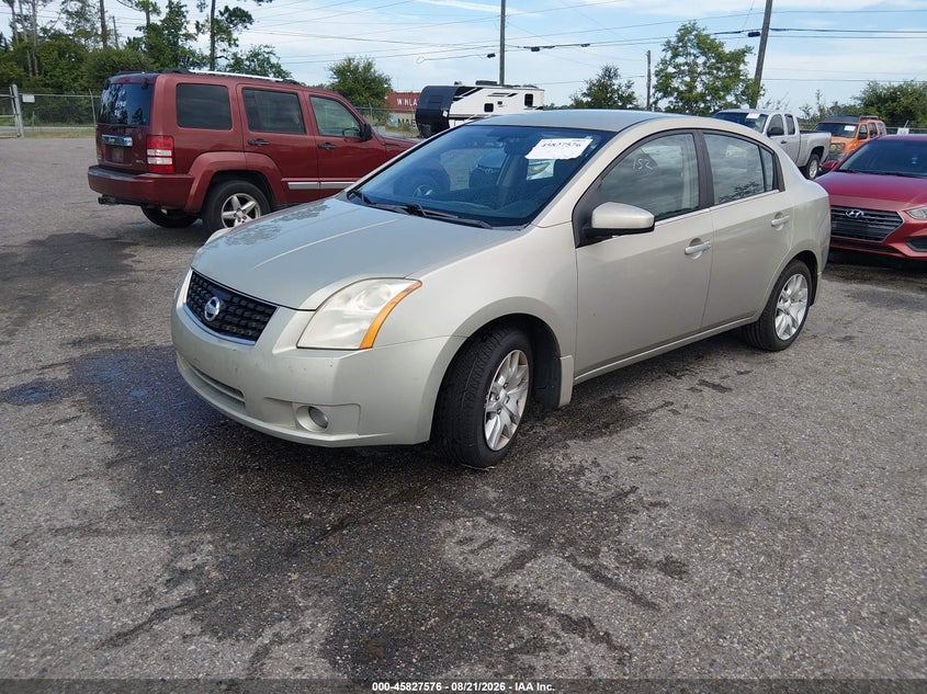 NISSAN SENTRA 2008 VIN 3N1AB61E78L616663