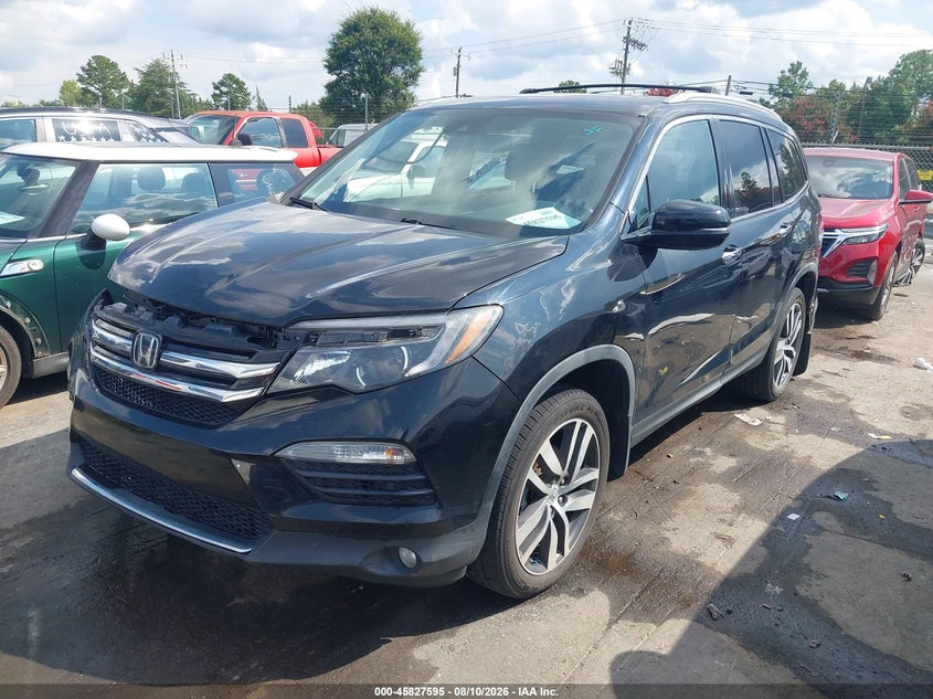 HONDA PILOT 2016 VIN 5FNYF6H98GB056500