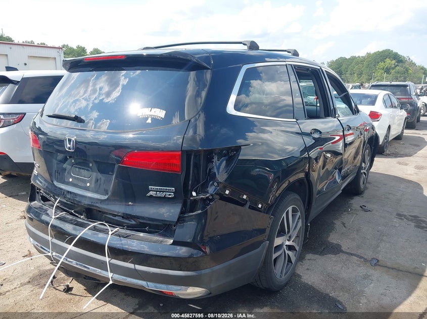 HONDA PILOT 2016 VIN 5FNYF6H98GB056500