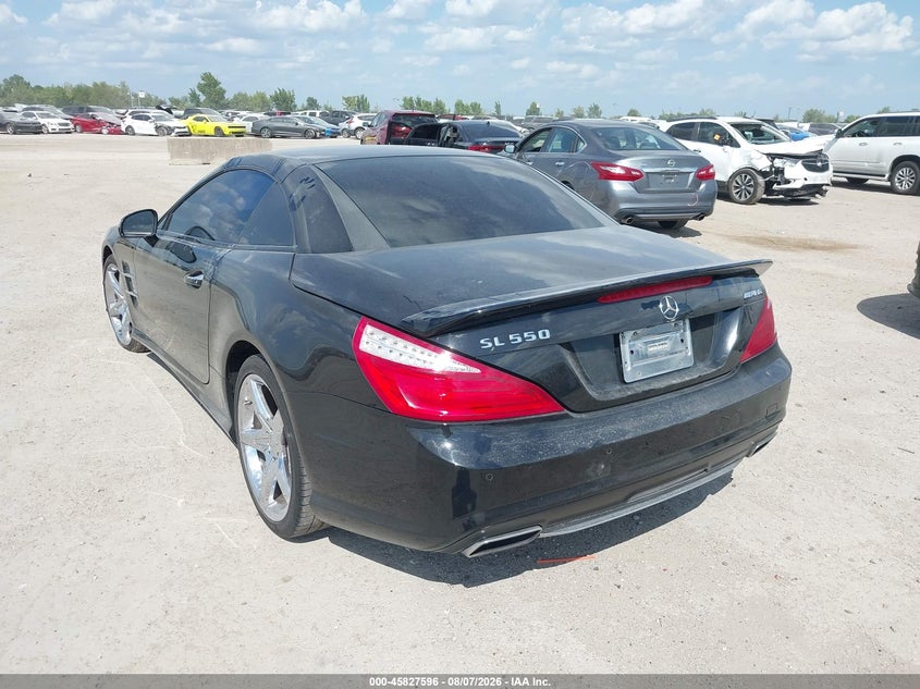Vin: wddjk7da9df001215, lot: 46326497, mercedes-benz sl 550 20133