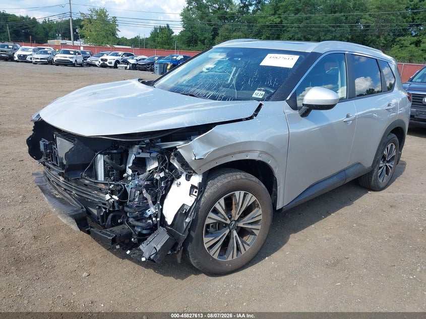 Vin: jn8bt3bb2pw498018, lot: 46326514, nissan rogue sv intelligent awd 20232