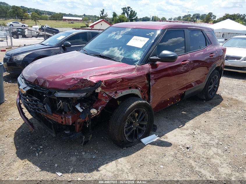 2024 Chevrolet TrailBlazer, Front End, IAAI, VIN KL79MMS25RB135023 — photo 2