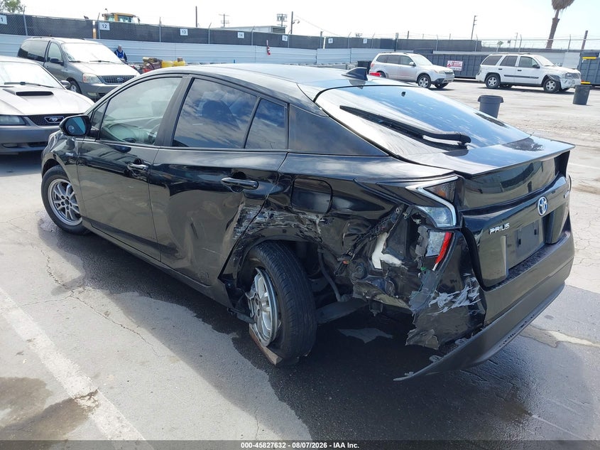 Vin: jtdkarfu0g3520874, lot: 46326534, toyota prius three 20163