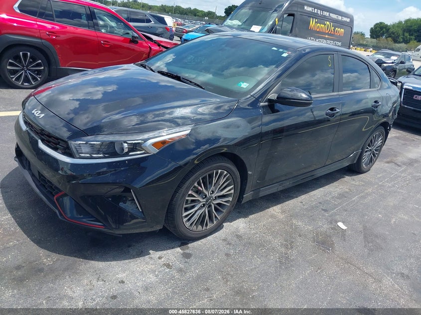 Vin: 3kpf54ad0pe664790, lot: 46326537, kia forte gt-line 20232