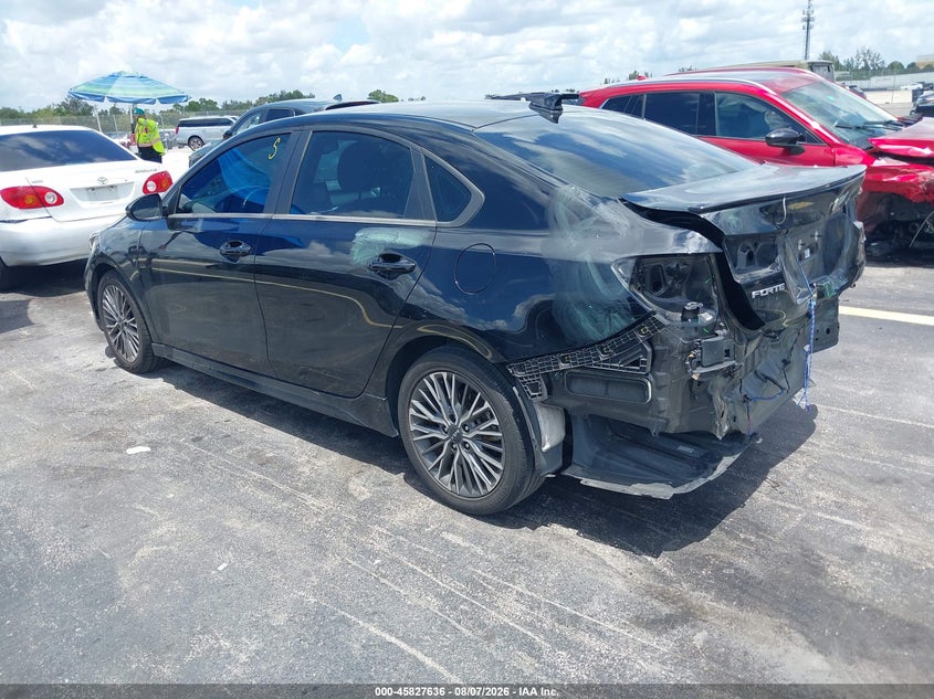 Vin: 3kpf54ad0pe664790, lot: 46326537, kia forte gt-line 20233