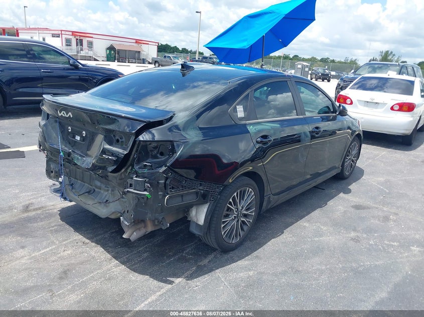 Vin: 3kpf54ad0pe664790, lot: 46326537, kia forte gt-line 20234