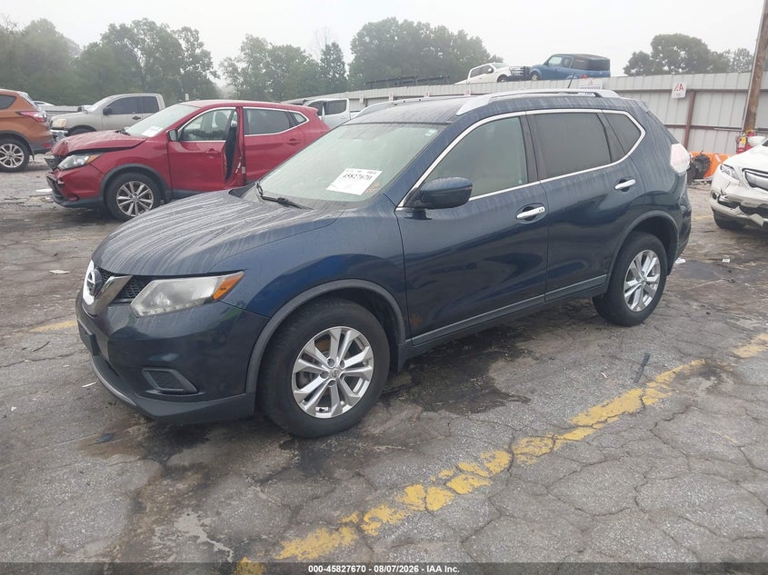 2016 NISSAN ROGUE auction photo 2