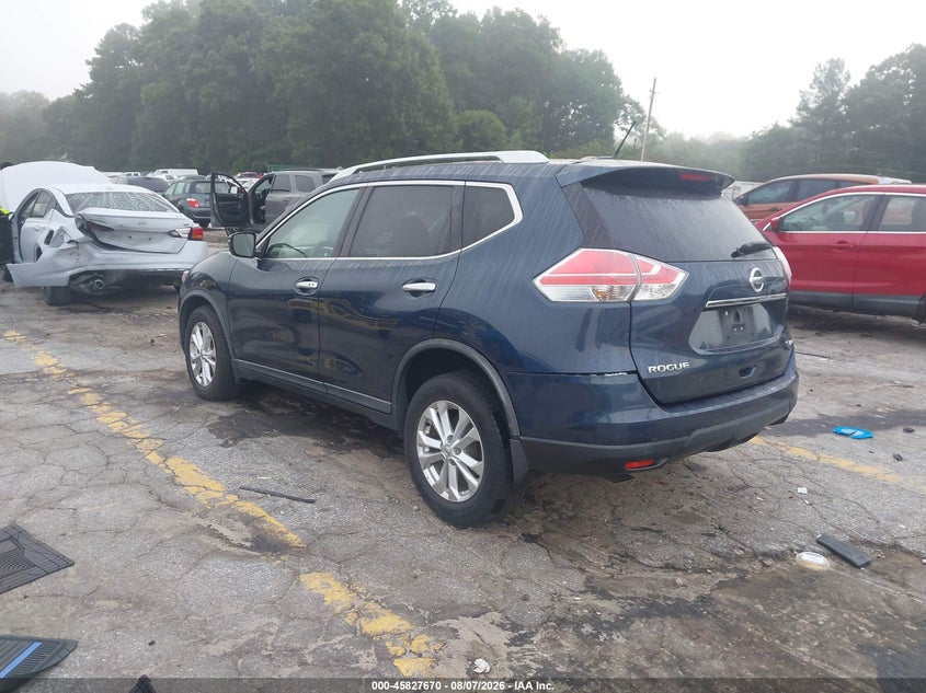2016 NISSAN ROGUE auction photo 3