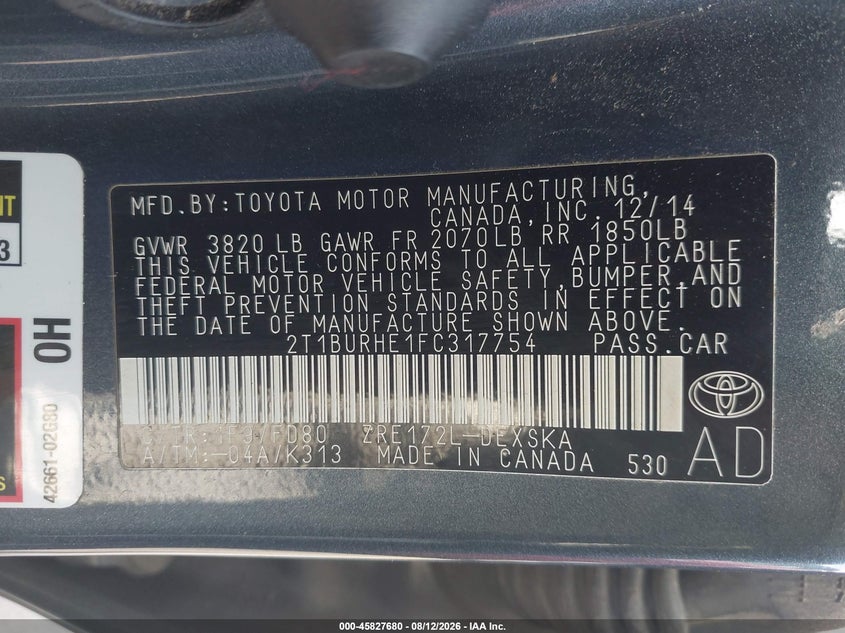 TOYOTA COROLLA - zdjęcie 9