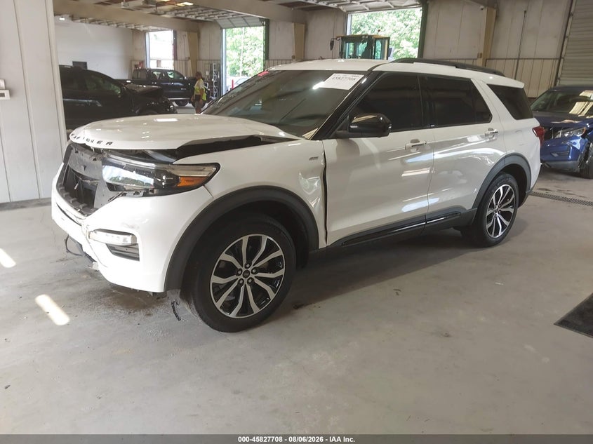 Vin: 1fmsk7khxngb62114, lot: 46326609, ford explorer st-line 20222