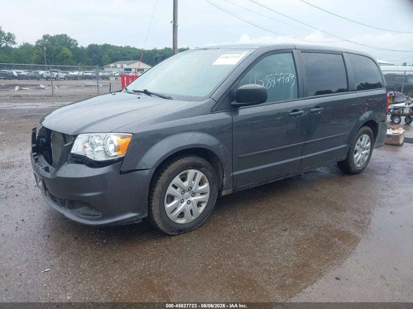 Vin: 2c4rdgbgxhr851495, lot: 46326624, dodge grand caravan se 20172