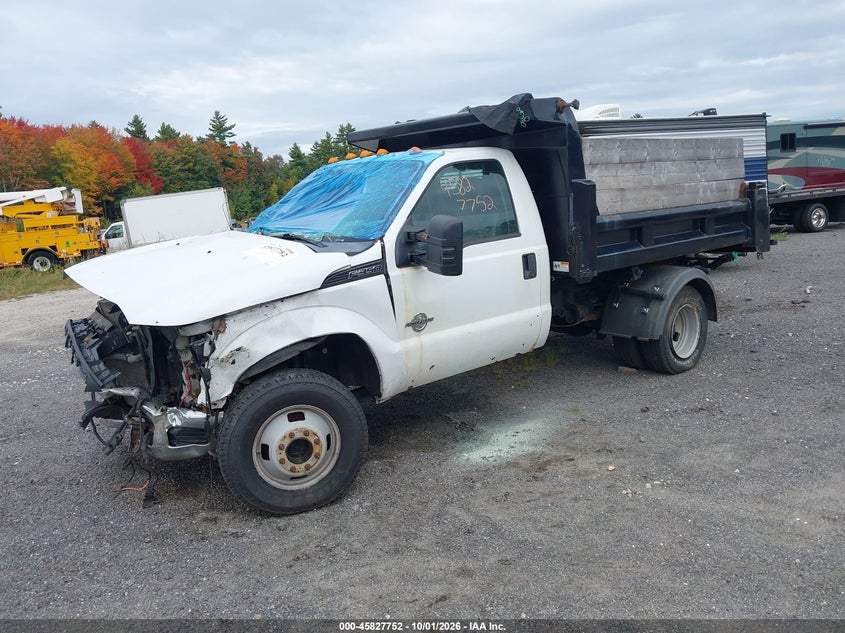 2011 Ford F-350 Chassis Xl, Удар спереди, IAAI, VIN 1FDRF3HT3BEC21700 — фото 2