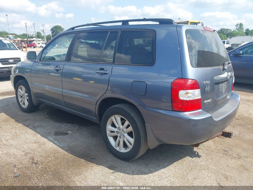 2006 TOYOTA HIGHLANDER HYBRID auction photo 3