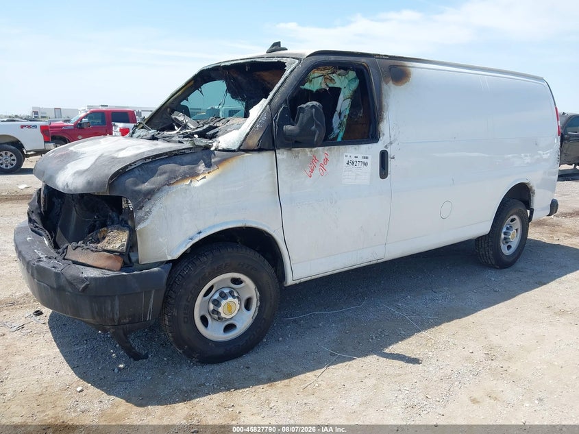 Vin: 1gcwgafp5m1310158, lot: 46326692, chevrolet express cargo rwd 2500 regular wheelbase wt 20212