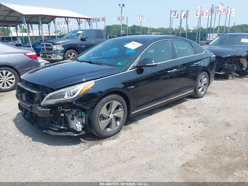 2017 Hyundai Sonata, Right Side, IAAI, VIN KMHE54L23HA043812 — photo 2