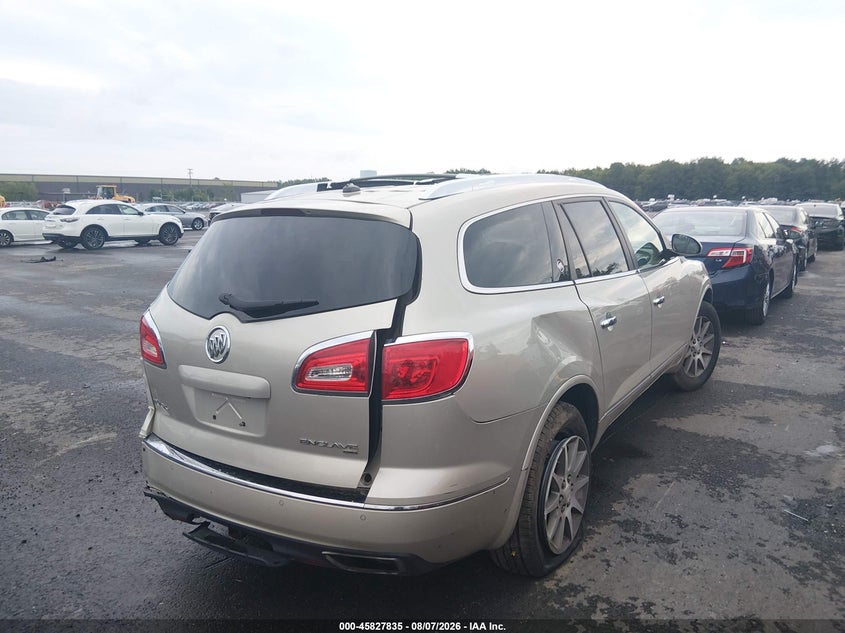 Vin: 5gakvbkd3ej137023, lot: 46326736, buick enclave leather 20144
