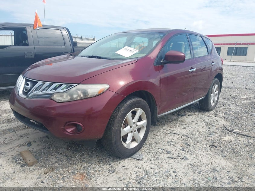 NISSAN MURANO 2009 VIN JN8AZ18U49W018930