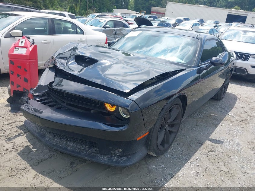 Vin: 2c3cdzbt8kh583059, lot: 46326837, dodge challenger r/t 20192