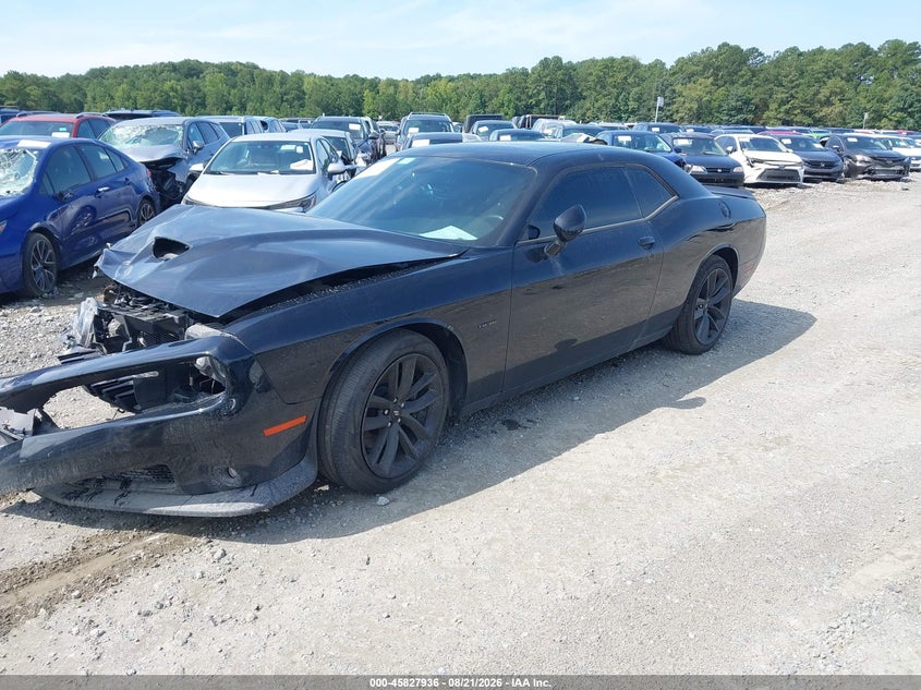 Vin: 2c3cdzbt8kh583059, lot: 46326837, dodge challenger r/t 20192