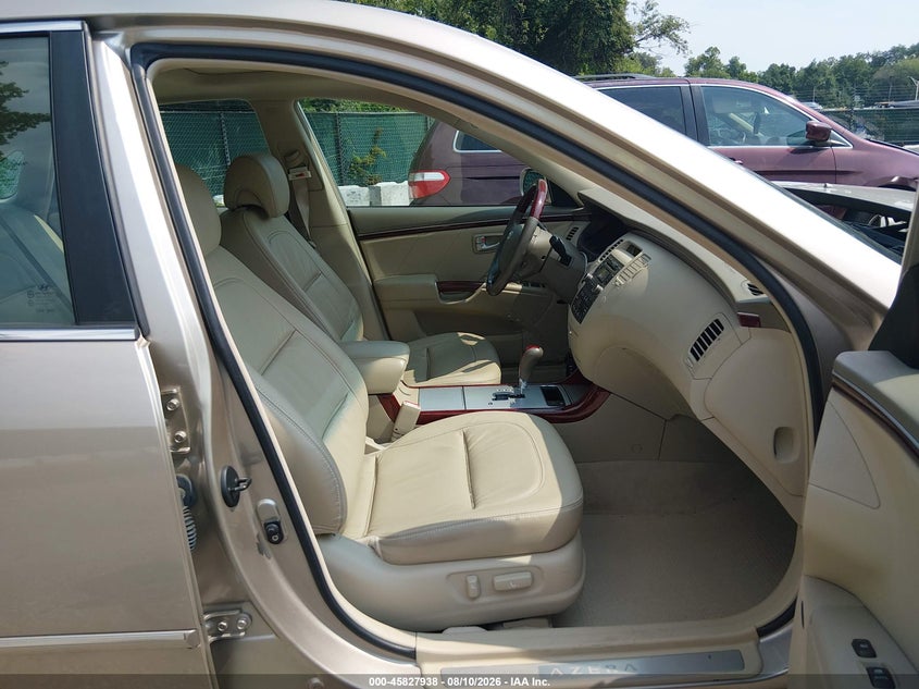 HYUNDAI AZERA 2007 VIN KMHFC46F87A240109