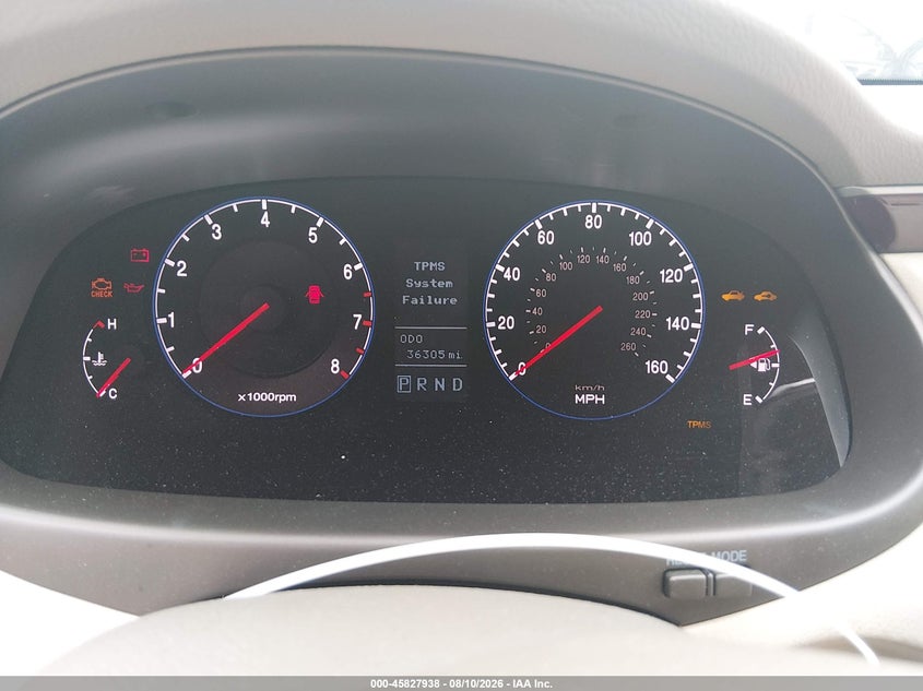 HYUNDAI AZERA 2007 VIN KMHFC46F87A240109