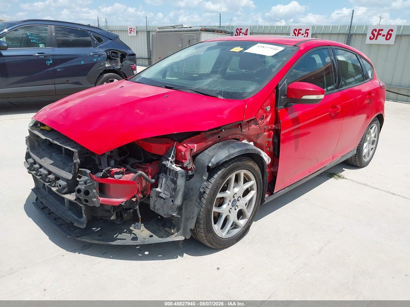 Vin: 1fadp3k22fl290123, lot: 46326841, ford focus se 20152