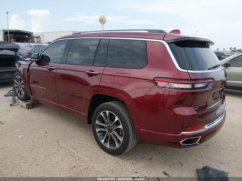 Vin: 1c4rjjdg8m8204005, lot: 46326852, jeep grand cherokee l overland 4x2 20213