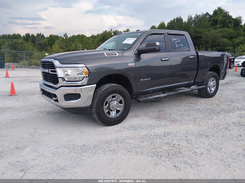 Vin: 3c6ur5dj0kg627777, lot: 46326873, ram 2500 big horn 20192