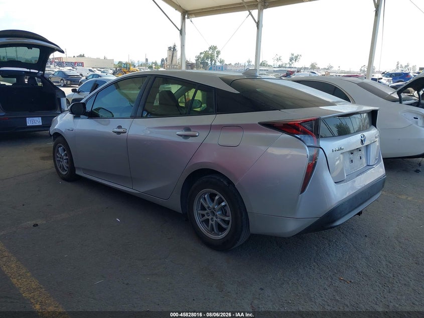 Vin: jtdkarfu4h3053055, lot: 46326917, toyota prius two eco 20173