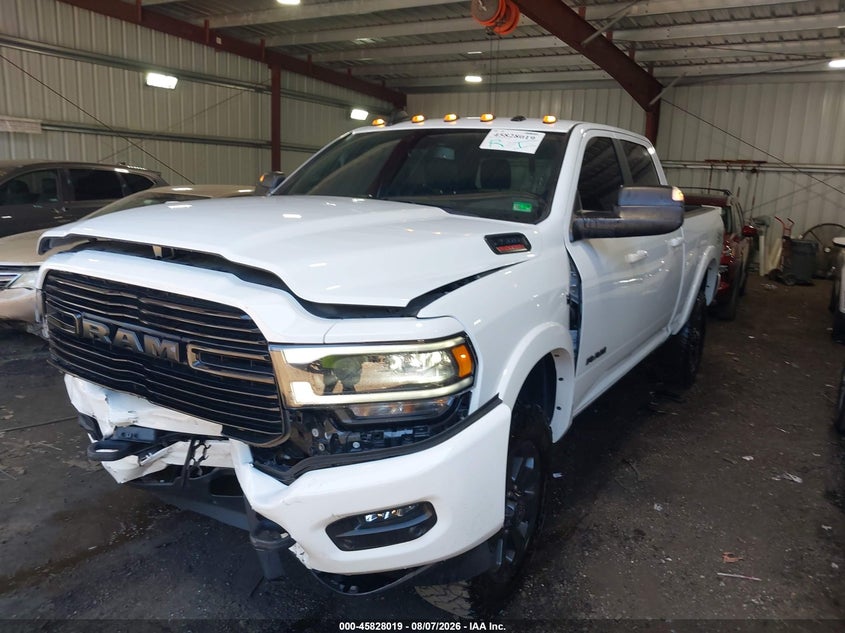 Vin: 3c6ur5fj3ng418003, lot: 46326920, ram 2500 laramie  4x4 6'4 box 20222