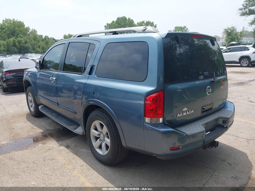 Vin: 5n1ba0nd6bn603909, lot: 46326936, nissan armada sv 20113