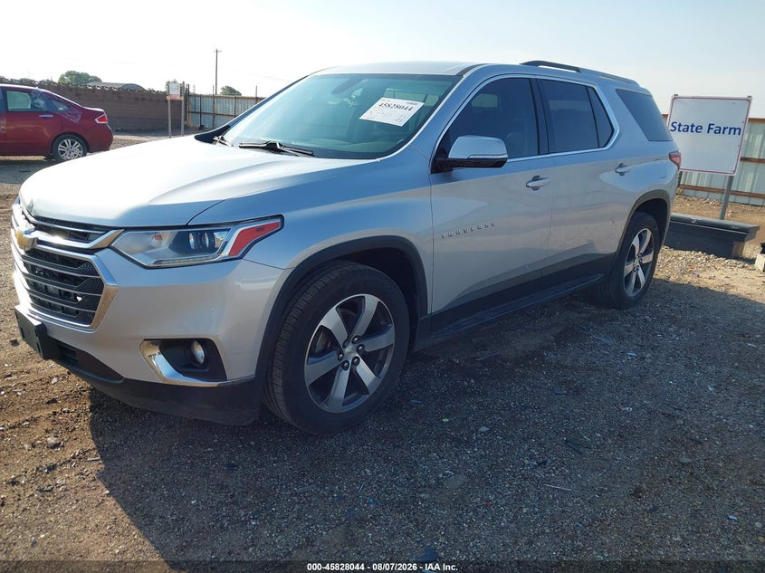 Vin: 1gnerhkw1jj145448, lot: 46326945, chevrolet traverse lt leather 20182