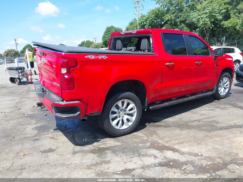 Vin: 3gcpdbekxng596732, lot: 46326967, chevrolet silverado 1500 4wd  short bed custom 20224
