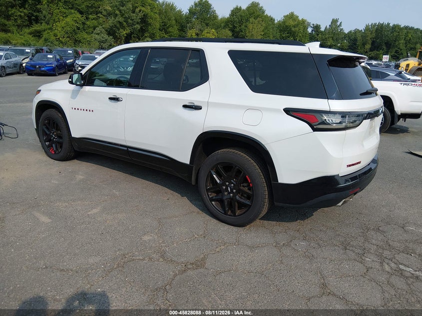 Vin: 1gnevjkw8jj143974, lot: 46326989, chevrolet traverse premier 20183