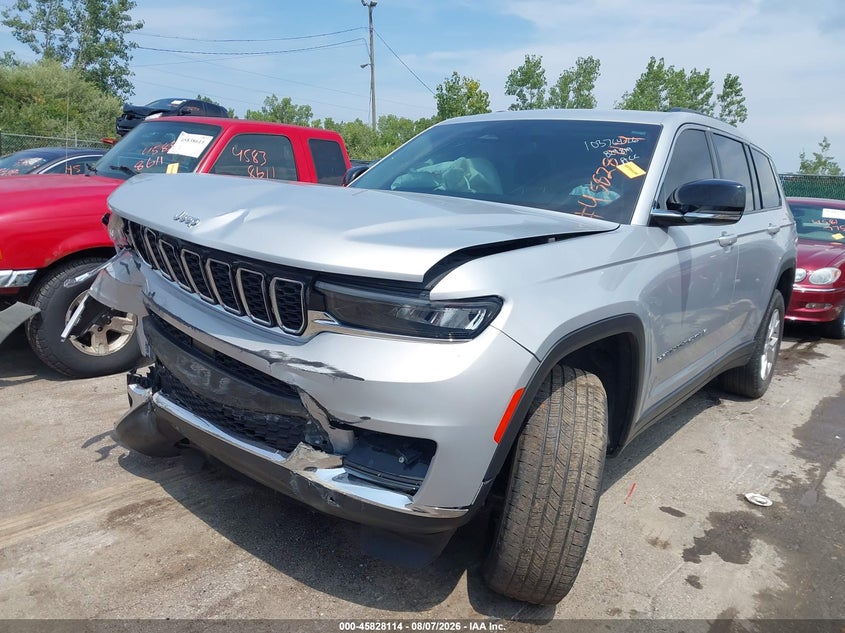 Vin: 1c4rjkbg2p8829819, lot: 46327015, jeep grand cherokee l limited 4x4 20232