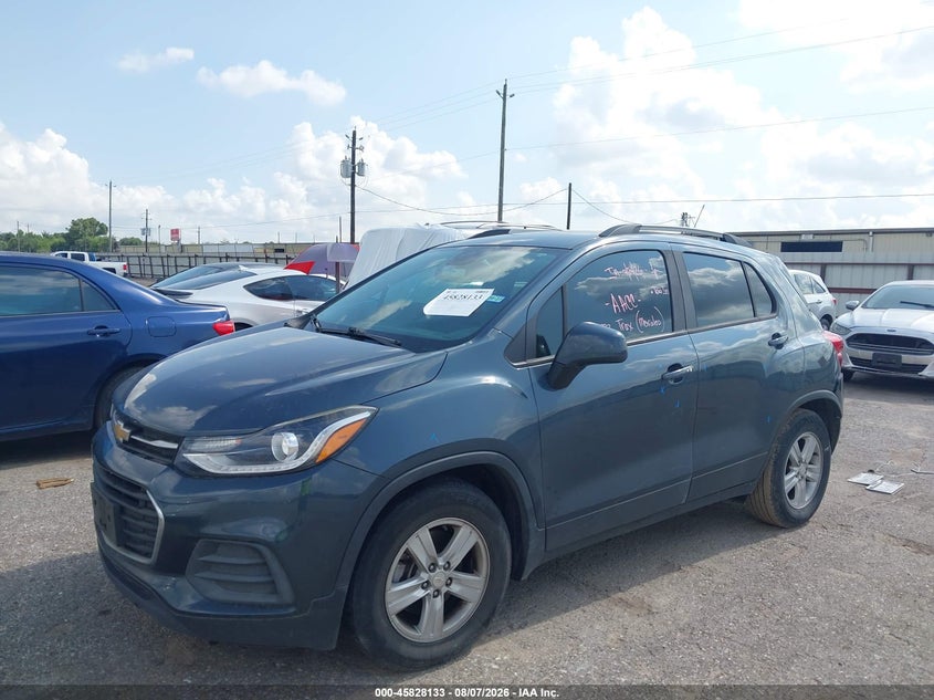 Vin: kl7cjlsm8nb537901, lot: 46327034, chevrolet trax fwd lt 20222