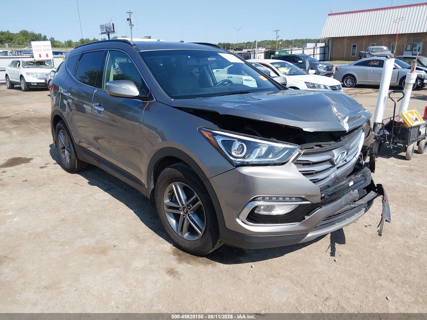 2018 Hyundai Santa Fe Sport 2.4L, Front, IAAI, VIN 5XYZUDLB0JG556319