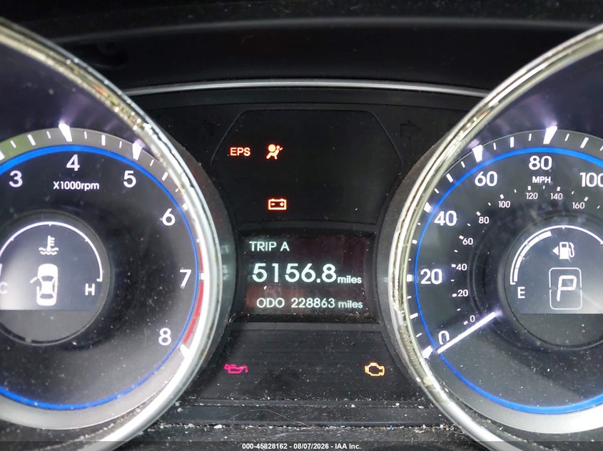 2011 HYUNDAI SONATA SEDAN 2.4L I-4 DI, DOHC, VVT, 198HP
