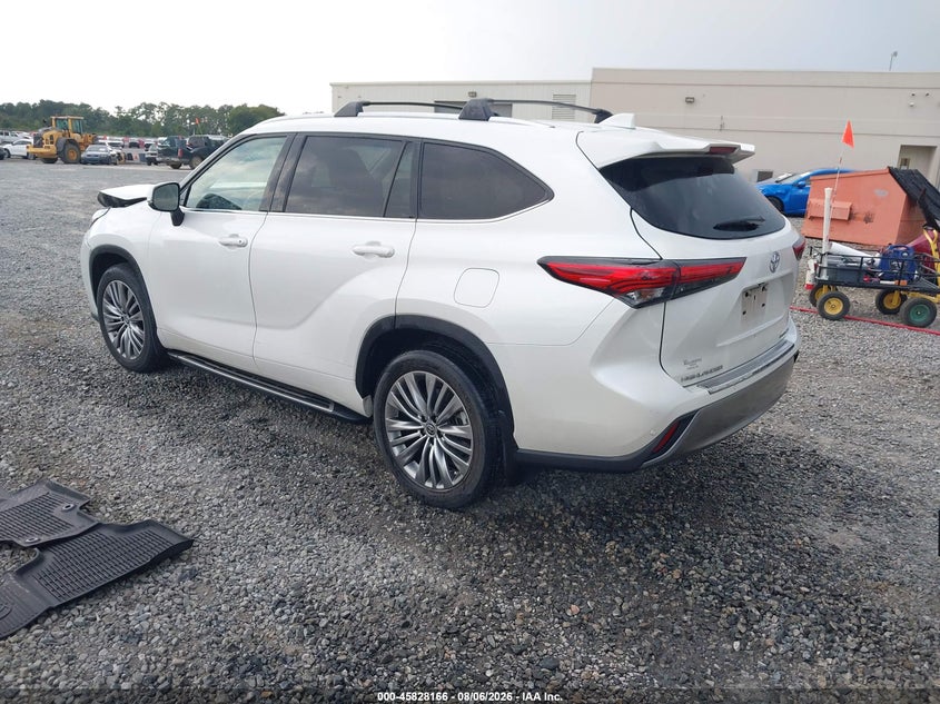 Vin: 5tdfzrah2ms075262, lot: 46327067, toyota highlander platinum 20213