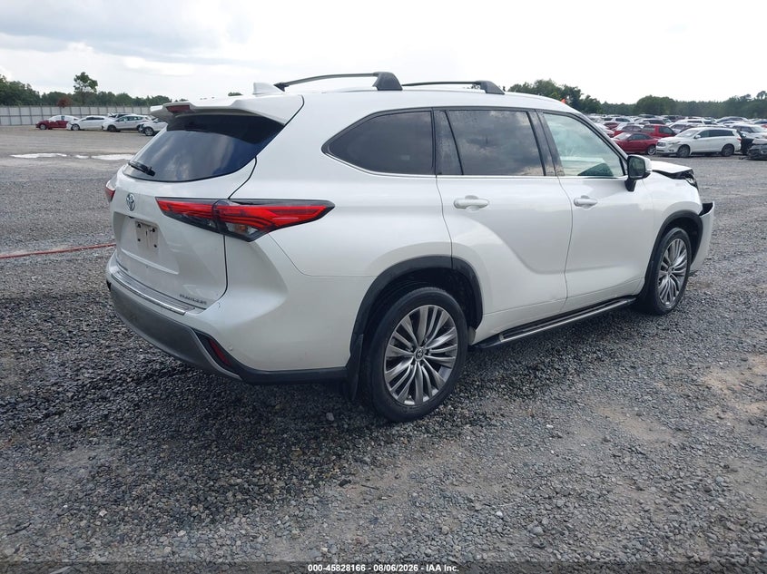 Vin: 5tdfzrah2ms075262, lot: 46327067, toyota highlander platinum 20214
