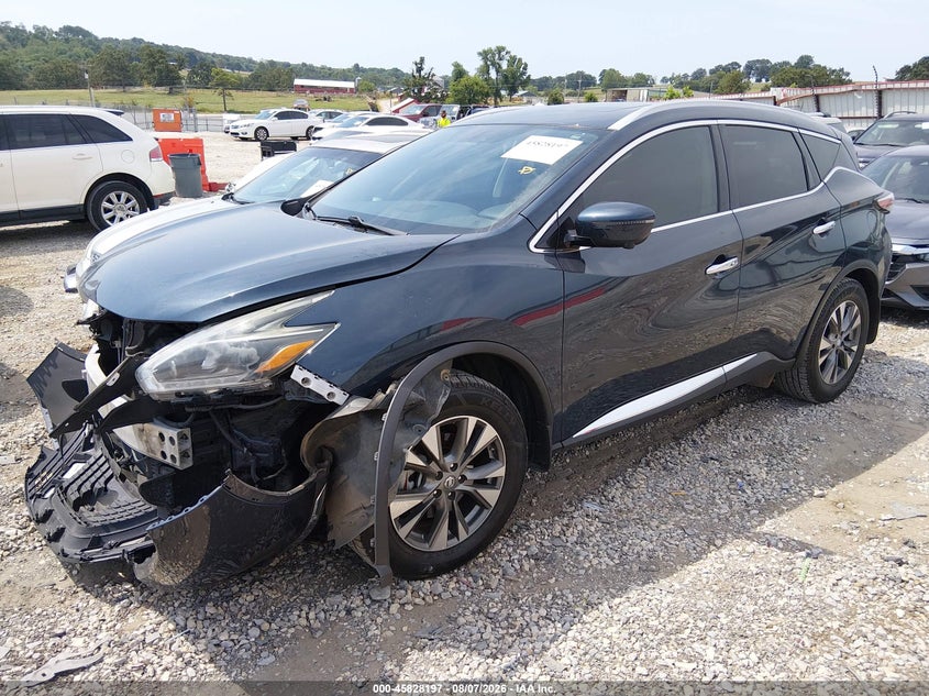 Vin: 5n1az2mg0jn184286, lot: 46327098, nissan murano sl 20182