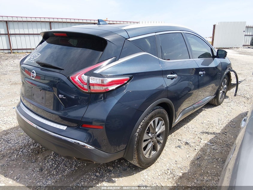 Vin: 5n1az2mg0jn184286, lot: 46327098, nissan murano sl 20184