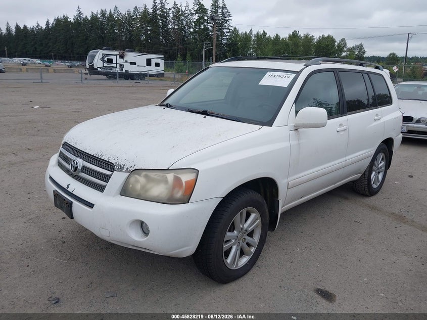 2006 TOYOTA HIGHLANDER HYBRID auction photo 2