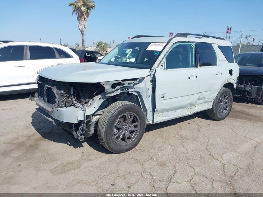 Vin: 3fmcr9b65mra58437, lot: 46327126, ford bronco sport big bend 20212