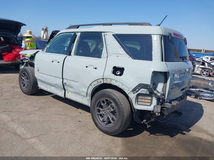 Vin: 3fmcr9b65mra58437, lot: 46327126, ford bronco sport big bend 20213